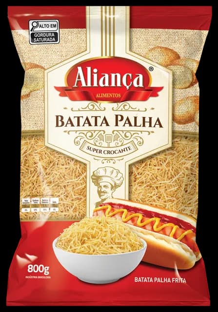 Embalagem Batata Palha Tradicional 800g