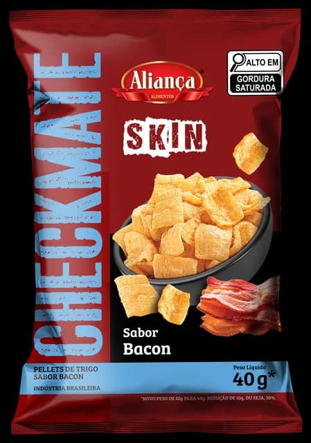 Embalagem Checkmate Skin Bacon 40g